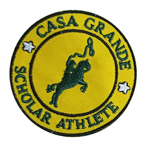 Scholar Athletic Patch Yellow